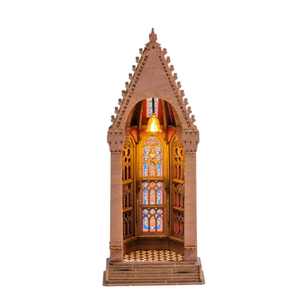 Figured'Art Geometrische Kathedraal 3D Puzzel 112 Stukken met LED