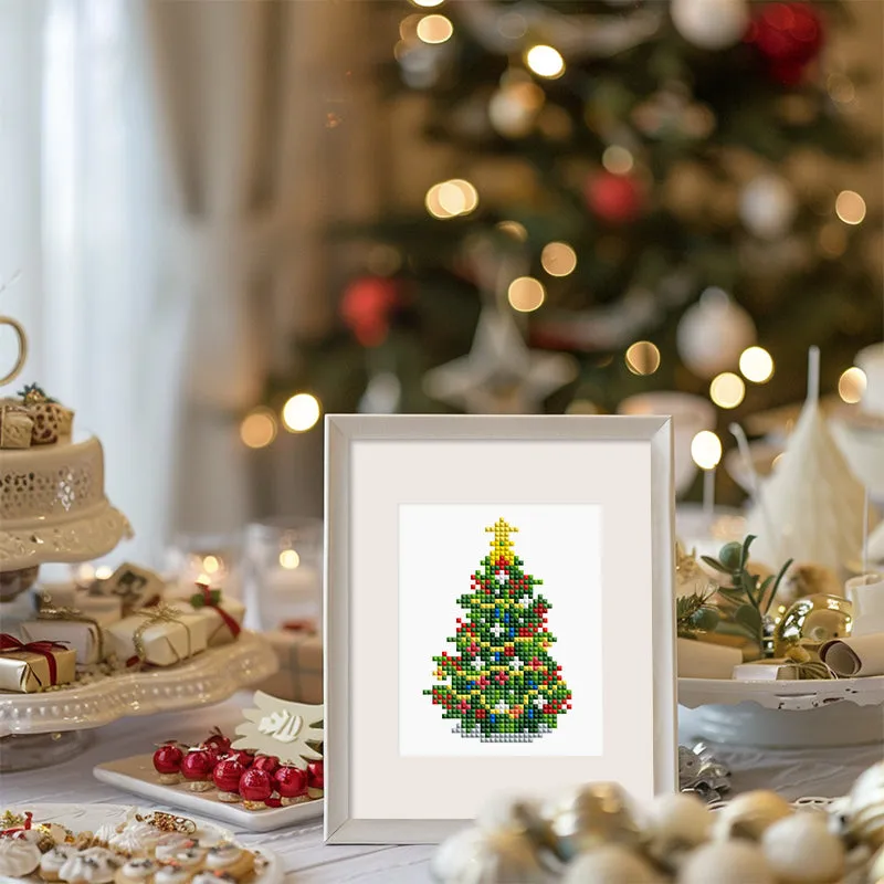 Figured'Art Feestelijke Kerst mini diamond painting 6 stuks 15x20cm