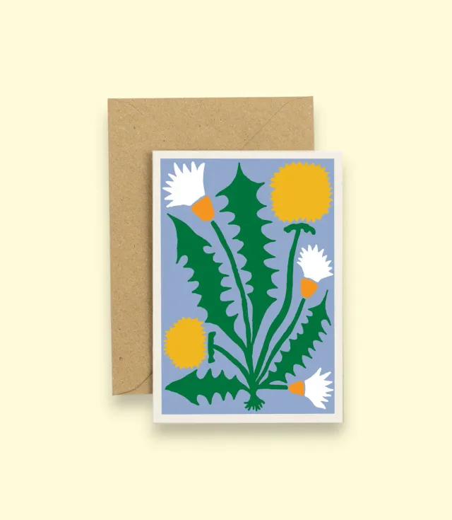 Studio Wald Daffodil wenskaart A6 blanco met envelop