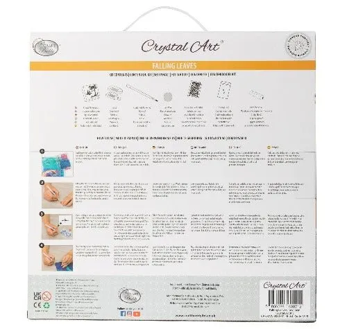 Craft Buddy Crystal Art Falling Leaves canvas kit 30x30 full crystal