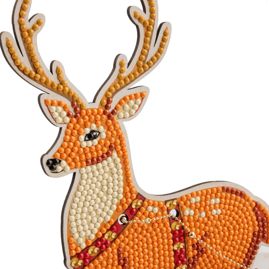 Craft Buddy Crystal Art Santa's Sleigh diamond painting hout 34 cm