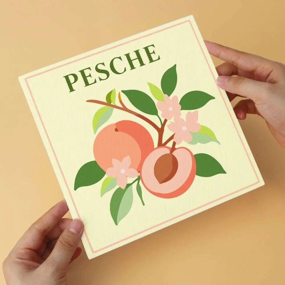 Figured'Art Mini Serie Italiaanse boomgaard schilderen op nummer 20x20cm 6 stuks