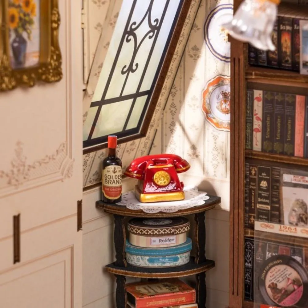 Figured'Art Miniatuurhuisje Catherines woonkamer bouwpakket 284 delen