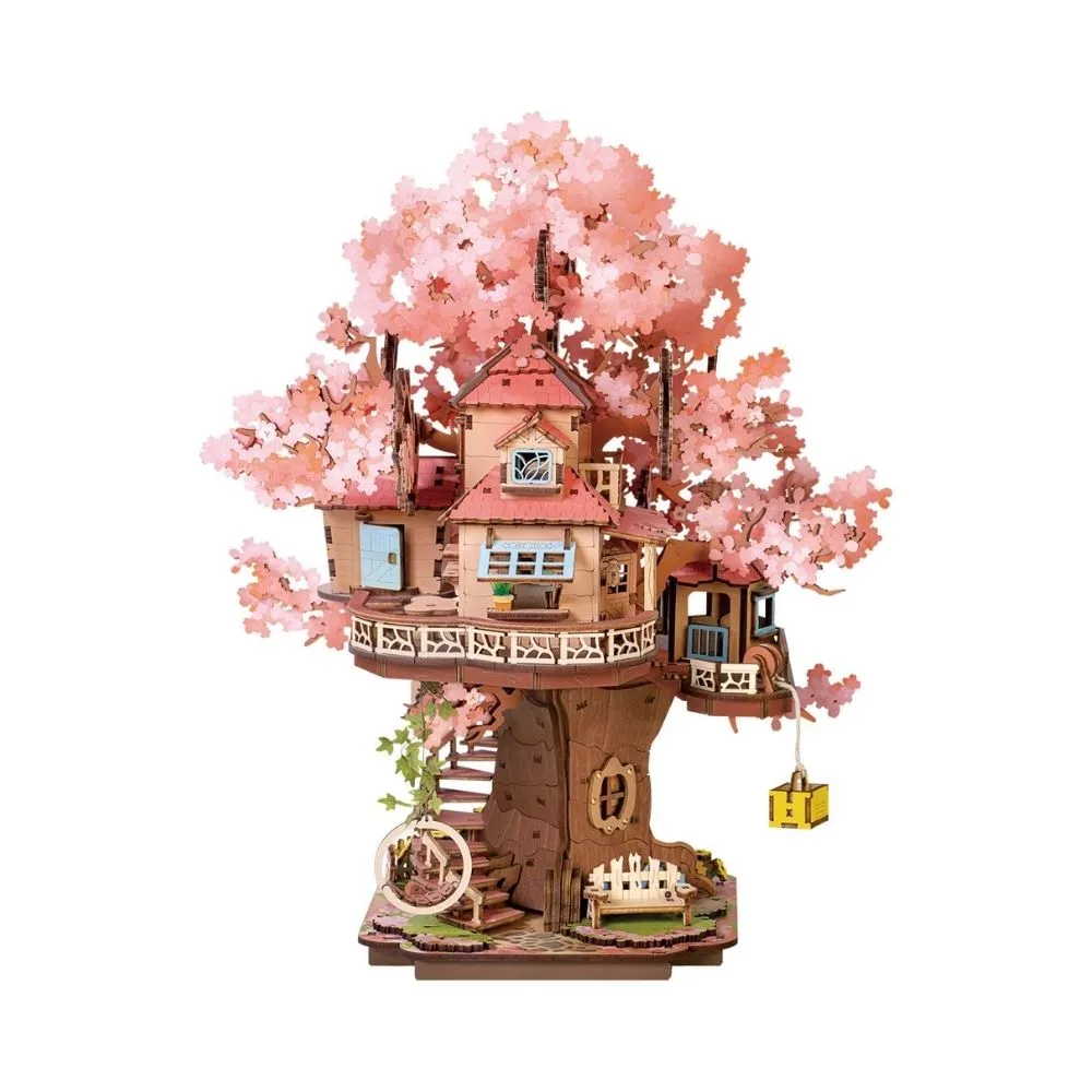 Figured'Art Sakura Boomhuis 3D puzzel 535 stukjes Japans