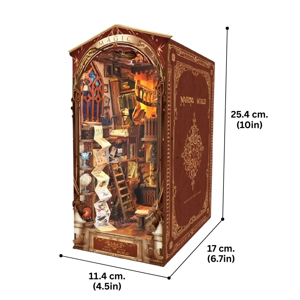Figured'Art Magische Wereld book nook met licht 298 stukjes