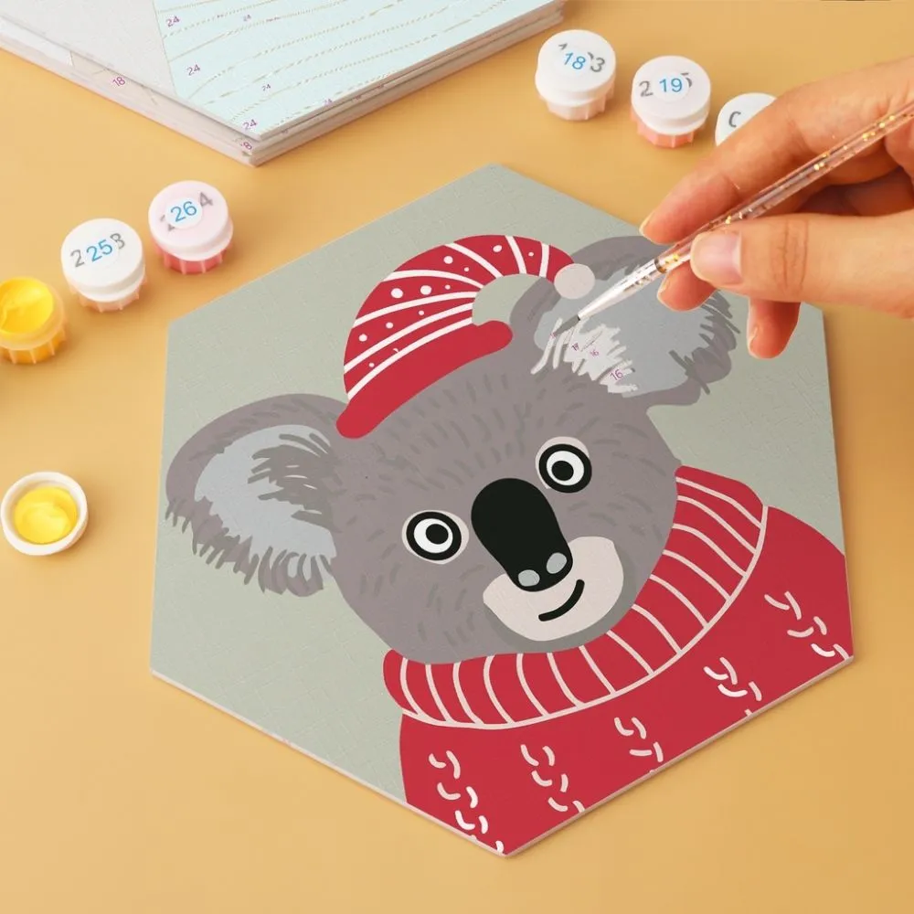 Figured'Art Mini Serie Beestjesportretten schilderen op nummer 6 stuks