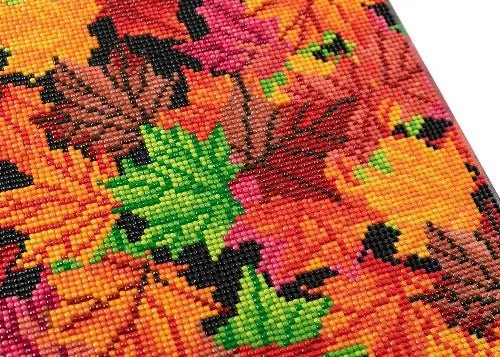 Craft Buddy Crystal Art Falling Leaves canvas kit 30x30 full crystal