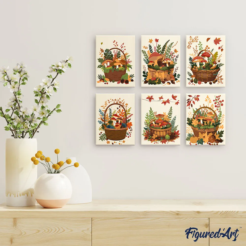 Figured'Art Bosmand Mini Schilderen op Nummer 6st 15x20