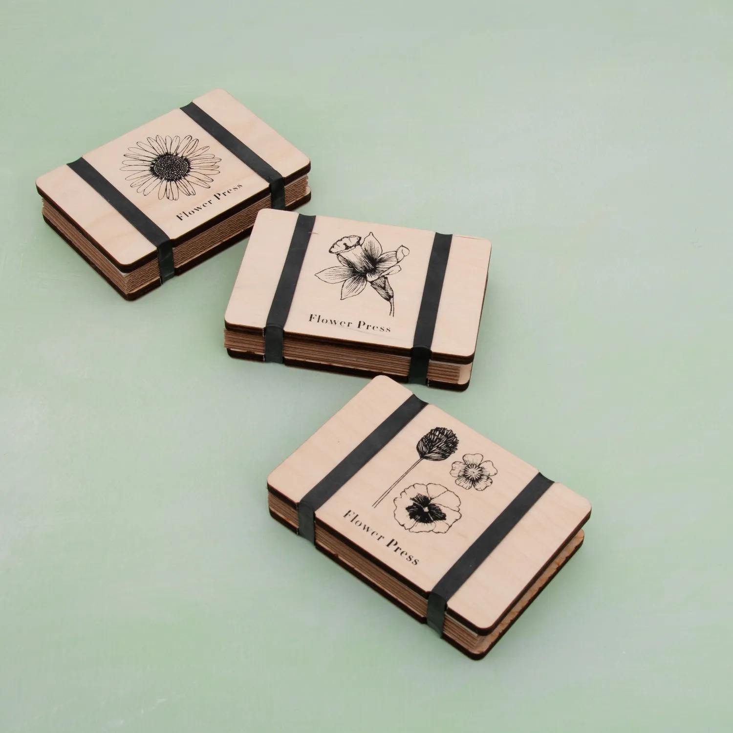 Studio Wald Pocket Flower Press bloemenpers Line Daisy