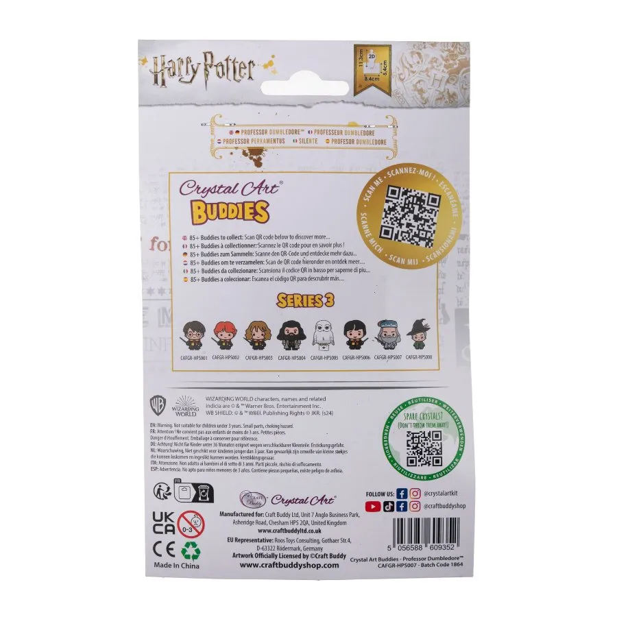 Craft Buddy Crystal Art Buddies Dumbledore diamond painting figuur 11 cm