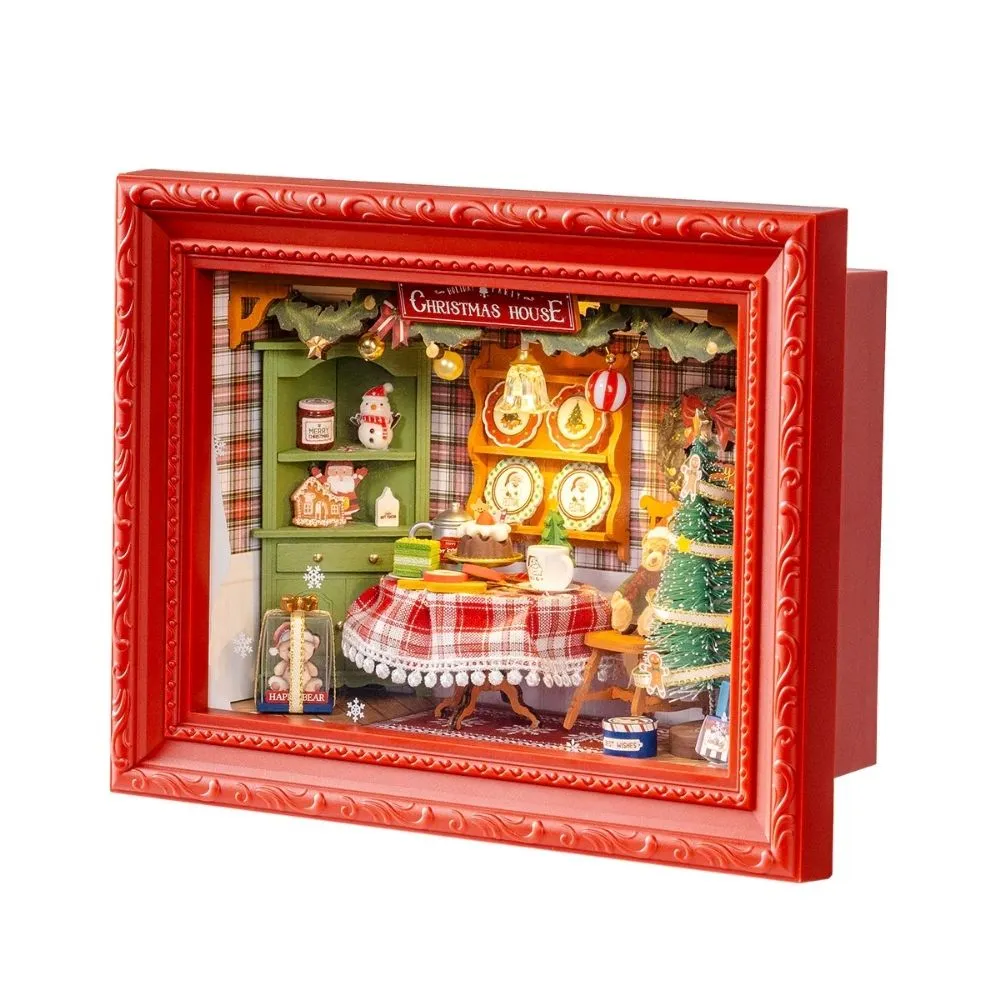 Figured'Art Kerstavondfeest 3D puzzel hout 125 stukjes 21,8cm