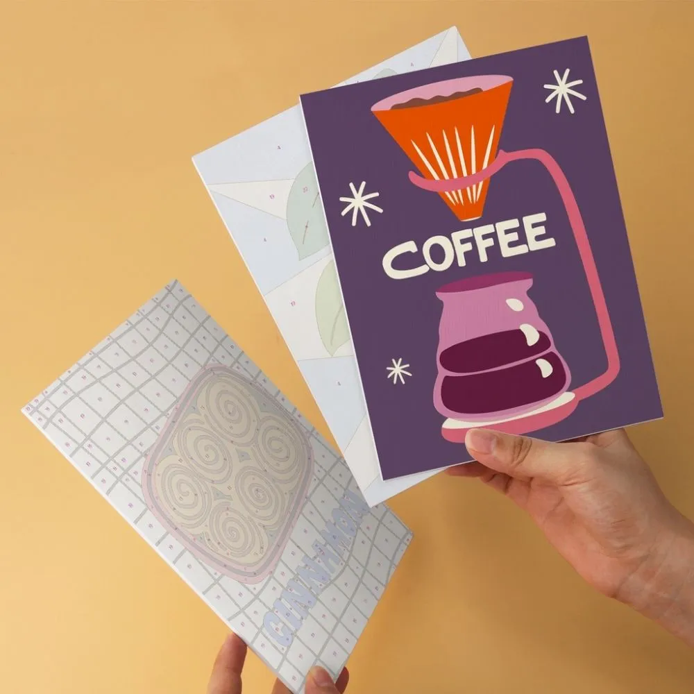 Figured'Art Mini Serie Koffietijd schilderen op nummer 6x 15x20