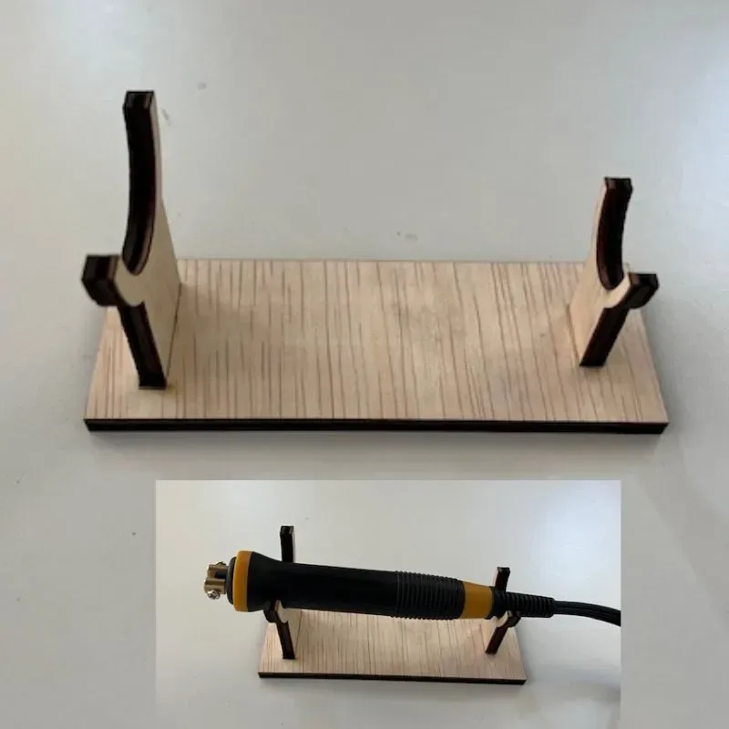Workshops Houtbranden Houten houder brandpen houder hout