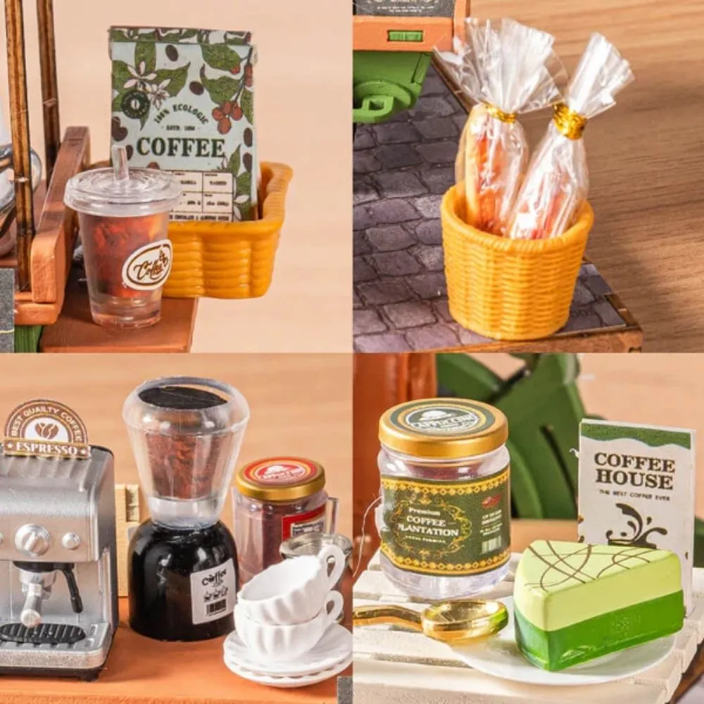 Figured'Art Aromatische koffiekar 3D puzzel 162 stukjes
