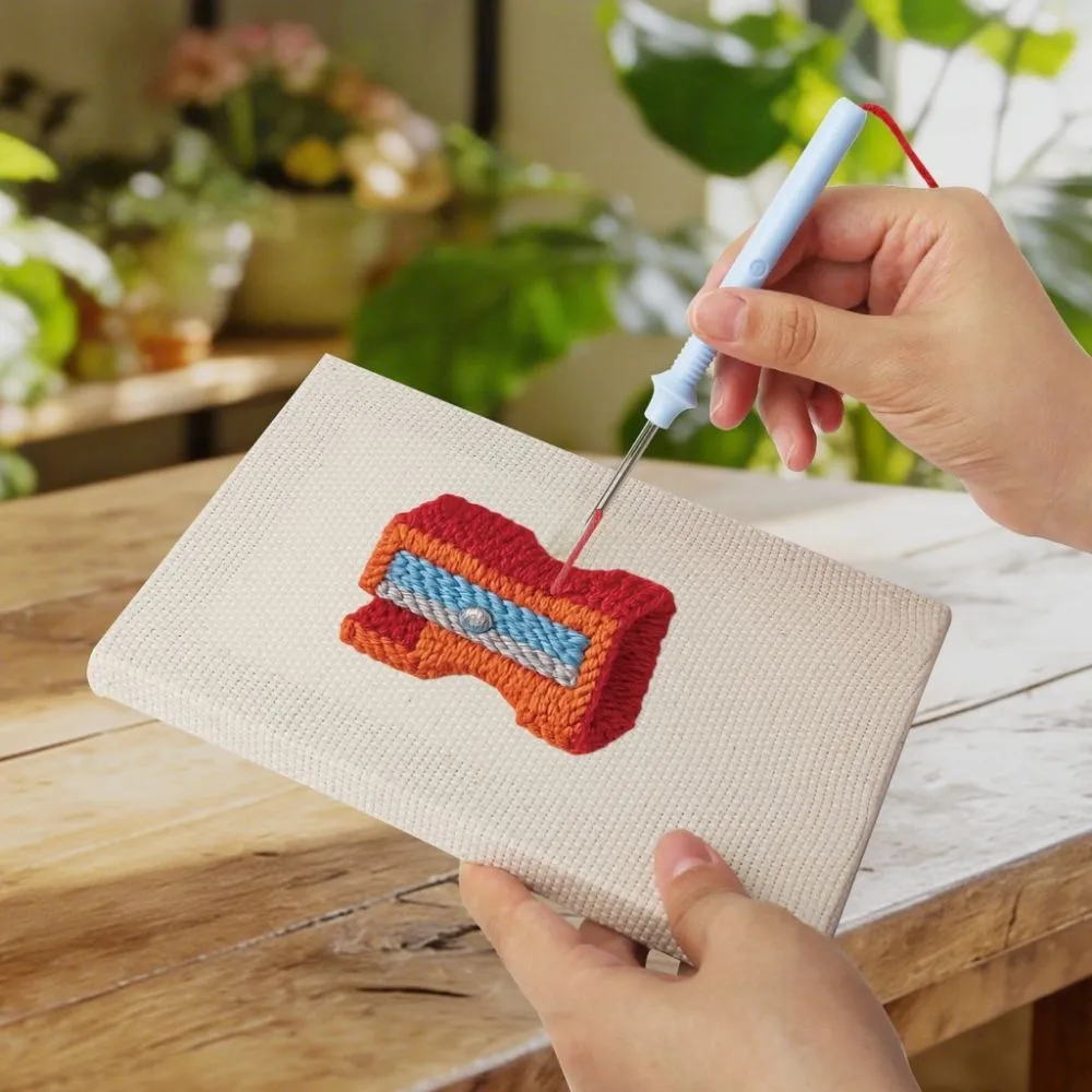 Figured'Art Bureau Accessoires punch needle set 4 stuks 15x20cm