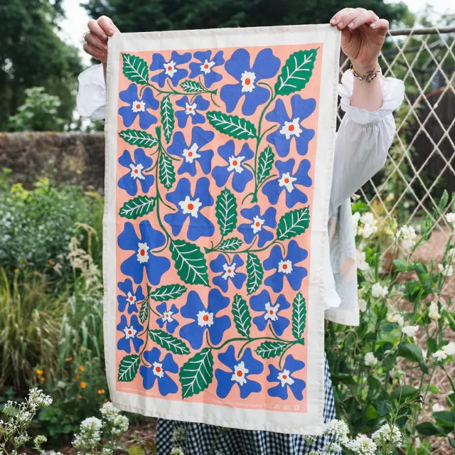 Studio Wald Primrose theedoek katoen 76x50 cm ongebleekt