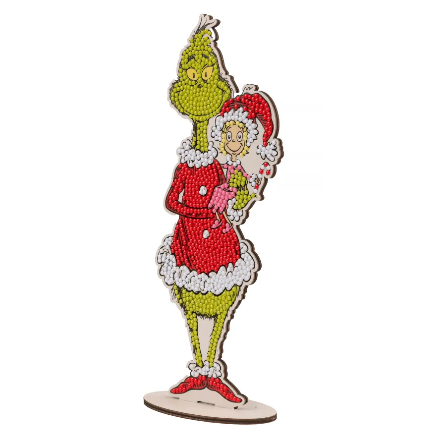 Craft Buddy Crystal Art Buddies Grinch figuur 25cm XL kerst