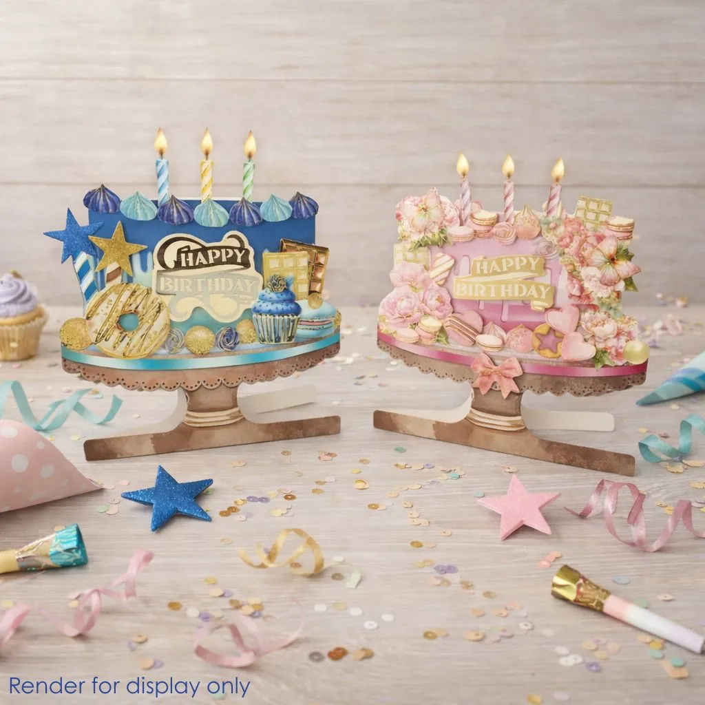 Craft Buddy Celebration Cakes kaartenmaakset 16 kaarten