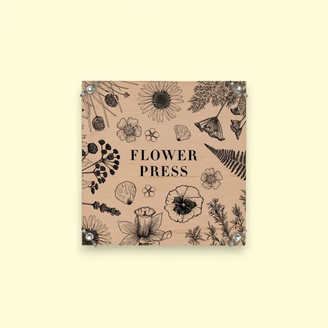 Studio Wald Line Drawing bloemenpers 15 cm seconds doe-het-zelf