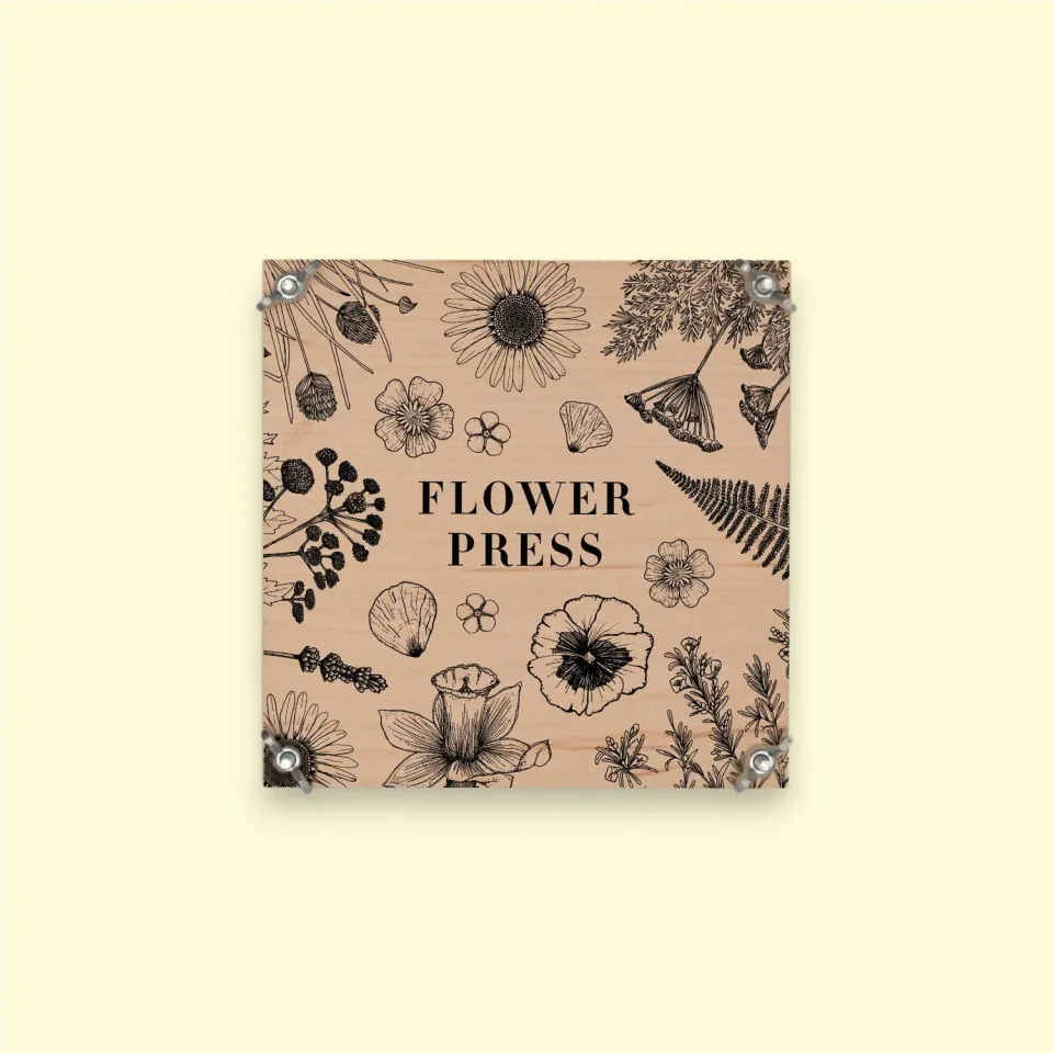 Studio Wald Line Drawing bloemenpers 15 cm seconds doe-het-zelf