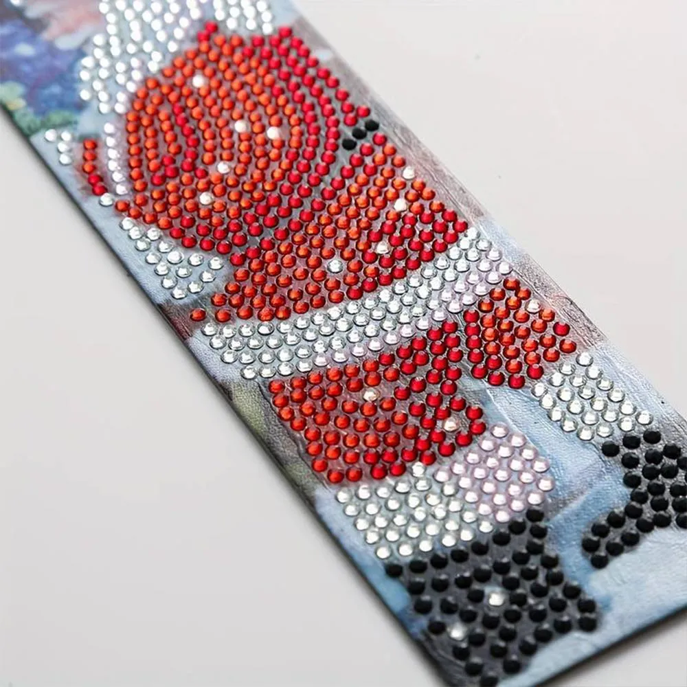 Figured'Art Kerstman diamond painting bladwijzers 21x6 cm