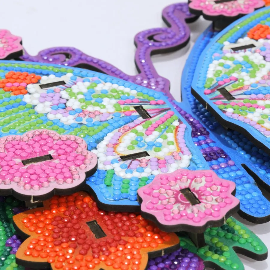 Craft Buddy Crystal Art Vlinder 3D hanger knutselset 25x32cm