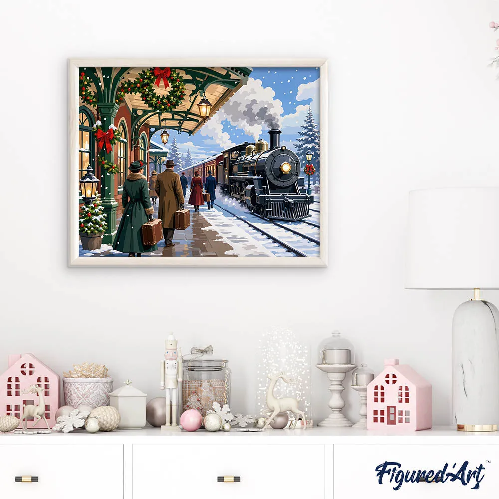 Figured'Art Feestdagenexpress Schilderen op Nummer 40x50cm
