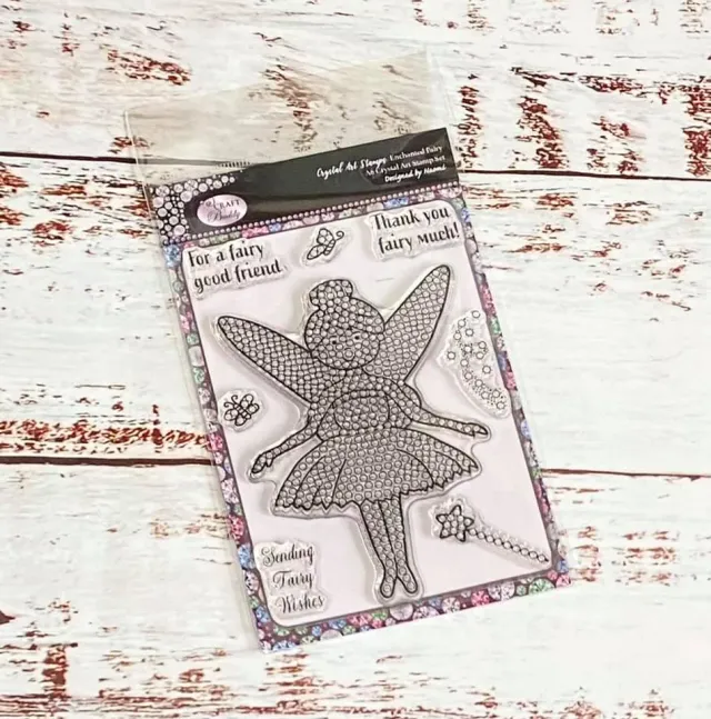 Craft Buddy Crystal Art Enchanted Fairy stempelset A6