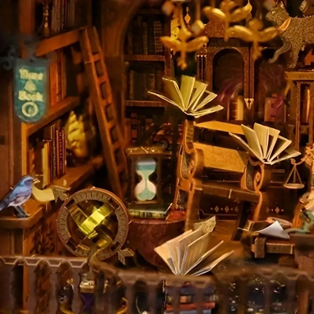 Figured'Art Bibliotheek van Wonderen book nook 256 stukjes led