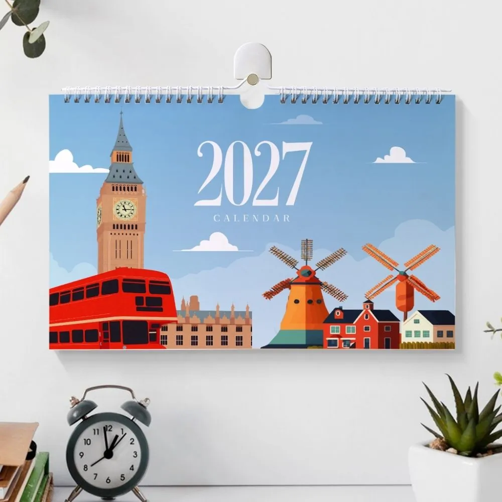 Figured'Art Kalender Schilderen op Nummer Monumenten 2027 33cm