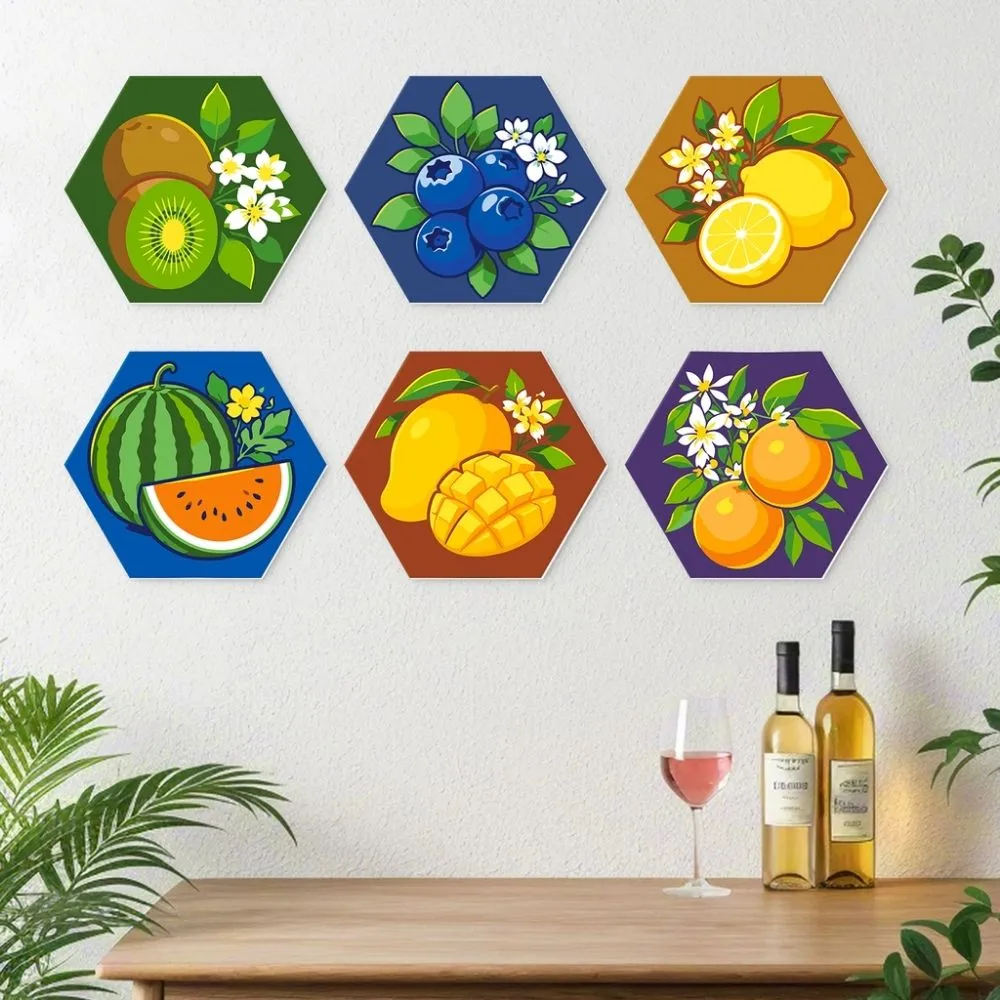 Figured'Art Mini Serie Sappige collectie schilderen op nummer 6 stuks