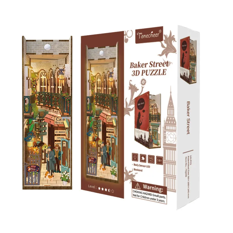 Figured'Art Baker Street book nook 24,5 cm 141 stuks LED