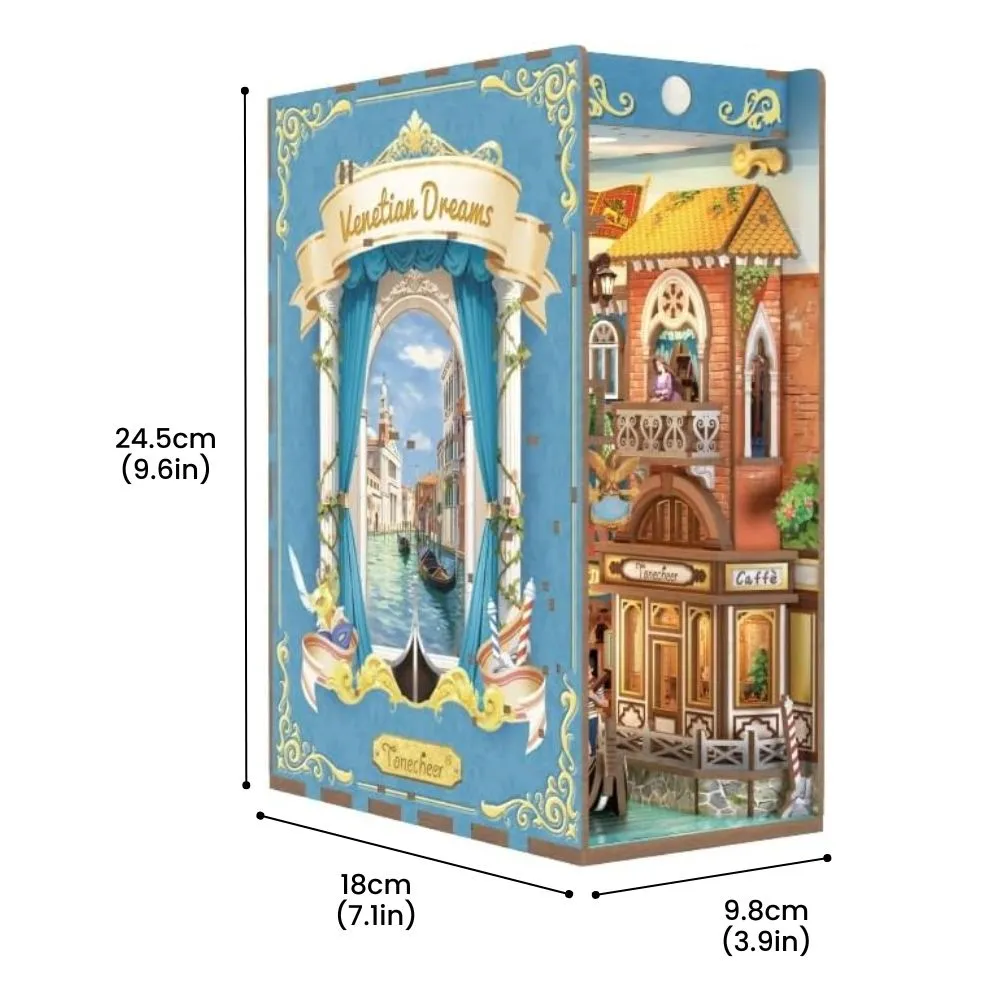 Figured'Art Venetiaanse dromen book nook 291-delig met led
