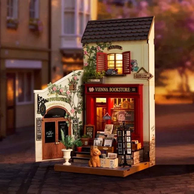 Figured'Art Boekhandel Wenen 3D puzzel 290 stuks met led