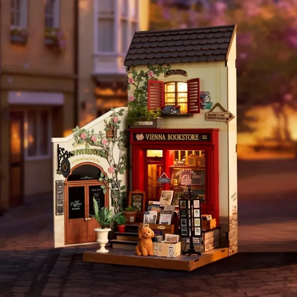 Figured'Art Boekhandel Wenen 3D puzzel 290 stuks met led