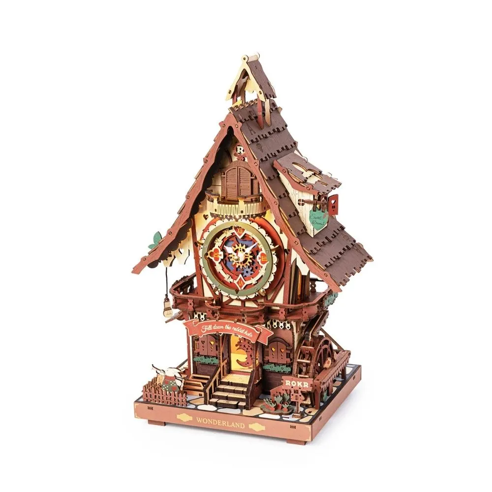 Figured'Art Koekoeksklok 3D puzzel hout 435 stukjes