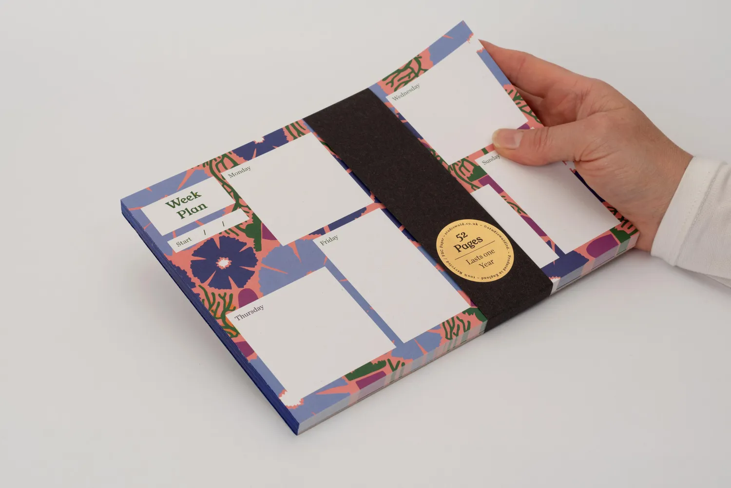 Studio Wald Blumen Weekplanner A5 Cosmos gerecycled