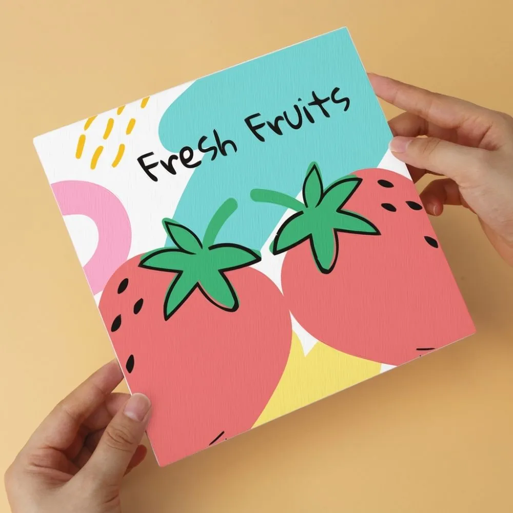 Figured'Art Mini Serie Vers fruit schilderen op nummer 20x20 6 stuks