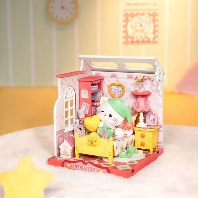Figured'Art Mousse Zoete Nacht miniatuurhuisje 3D puzzel 106 delen