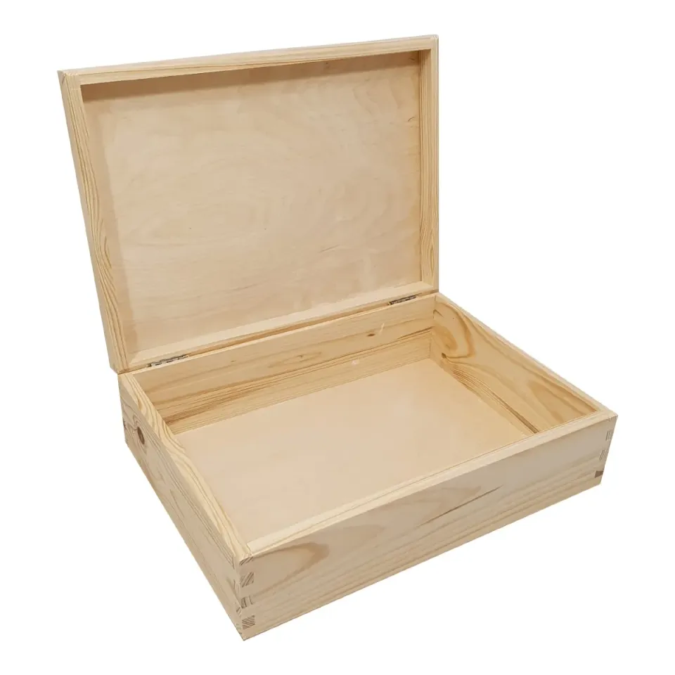 Workshops Houtbranden koffer A4 hout naturel 34 cm