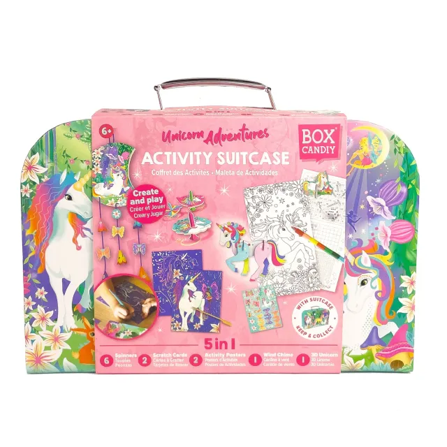 Box Candiy Unicorn Adventures Activity knutselset 20-delig
