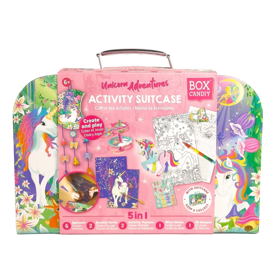 Box Candiy Unicorn Adventures Activity knutselset 20-delig