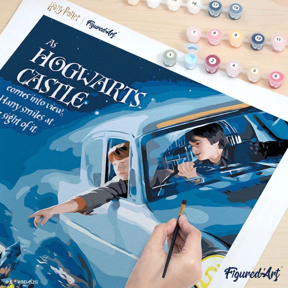 Figured'Art Harry Potter Vlucht naar Hogwarts nummer 40x50 cm