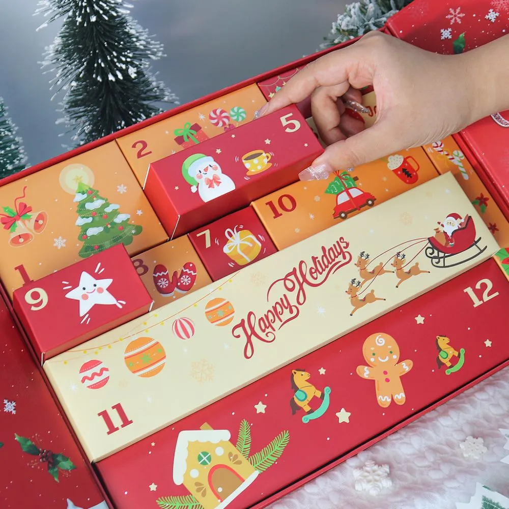 Figured'Art Adventskalender 2025 diamond painting rood 12 dagen