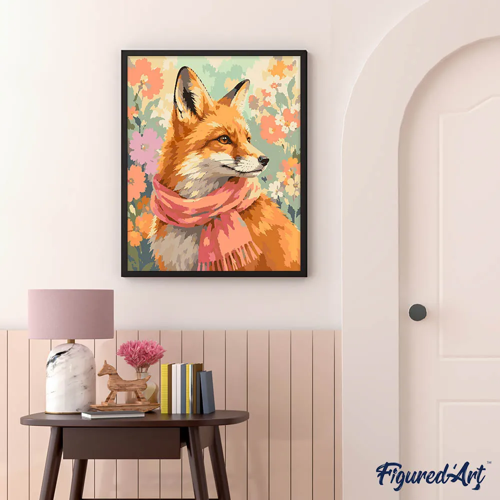 Figured'Art Vos Tussen Bloesems schilderen op nummer 40x50 lente