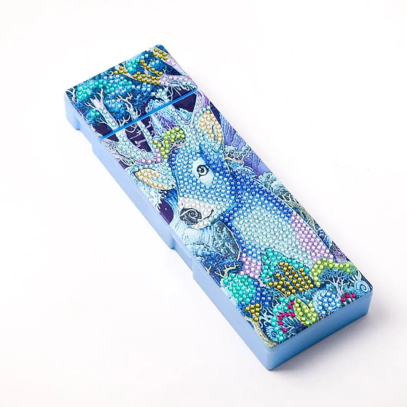 Figured'Art Diamond Painting Doos Hert pennendoos 21cm