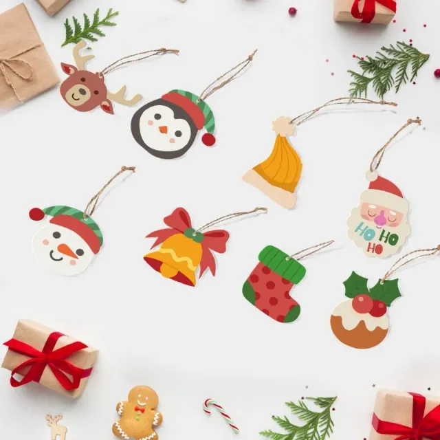 Figured'Art Rendier Kerstman Sokken kerstornamenten schilderen op nummer