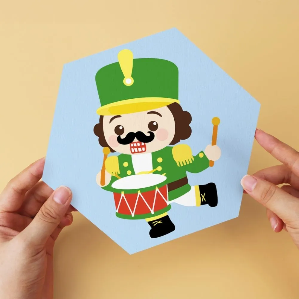 Figured'Art Mini Serie Vrolijke personages schilderen op nummer zeshoek
