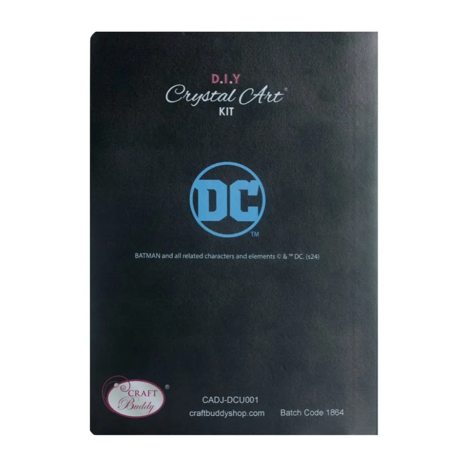 Craft Buddy Crystal Art Batman planner notebook A5 DC