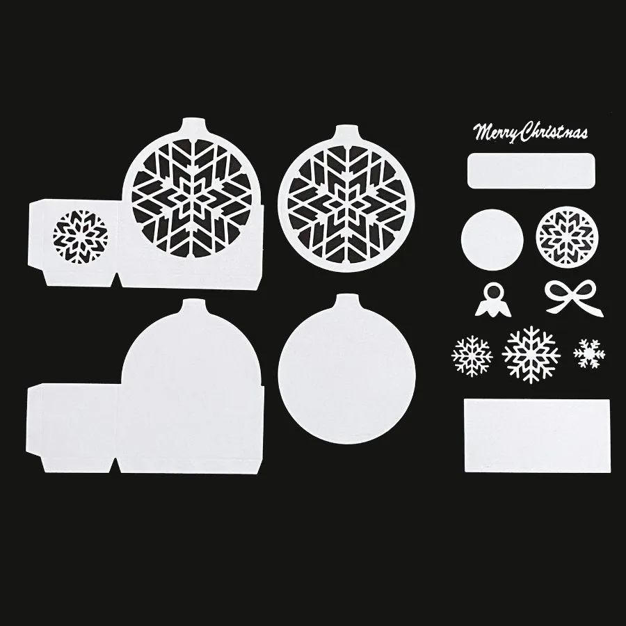 Craft Buddy Ornamental Bauble Tea Light snijmallen set 13-delig
